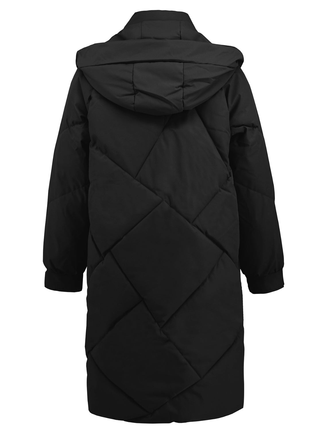 Avelina | Long-sleeved winter coat with hood and pockets