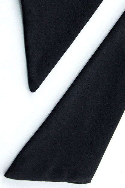 Backless Tie High Slit Party Dress