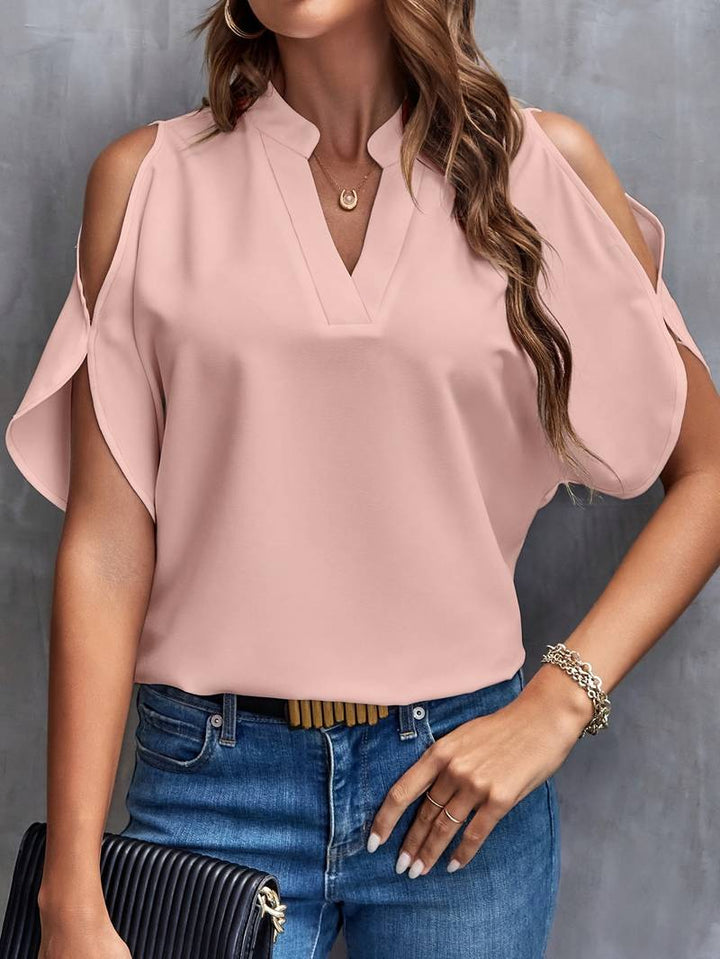 Florencia® | Simple Blouse With Slits And Simple, Elegant Slit Sleeves