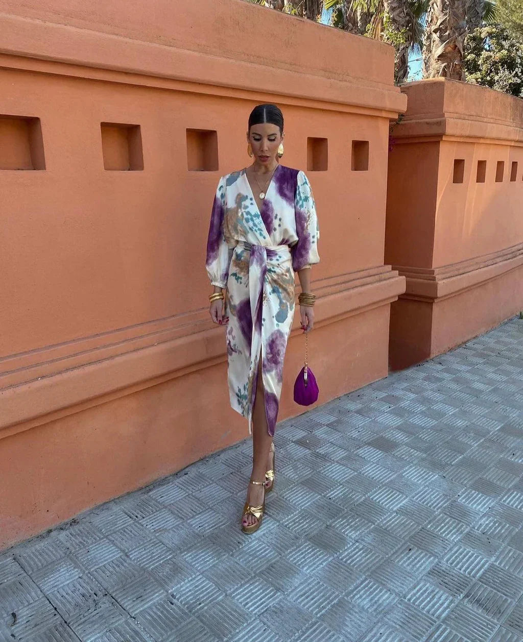 Beverly | Elegant Summer Blouse Skirt Set