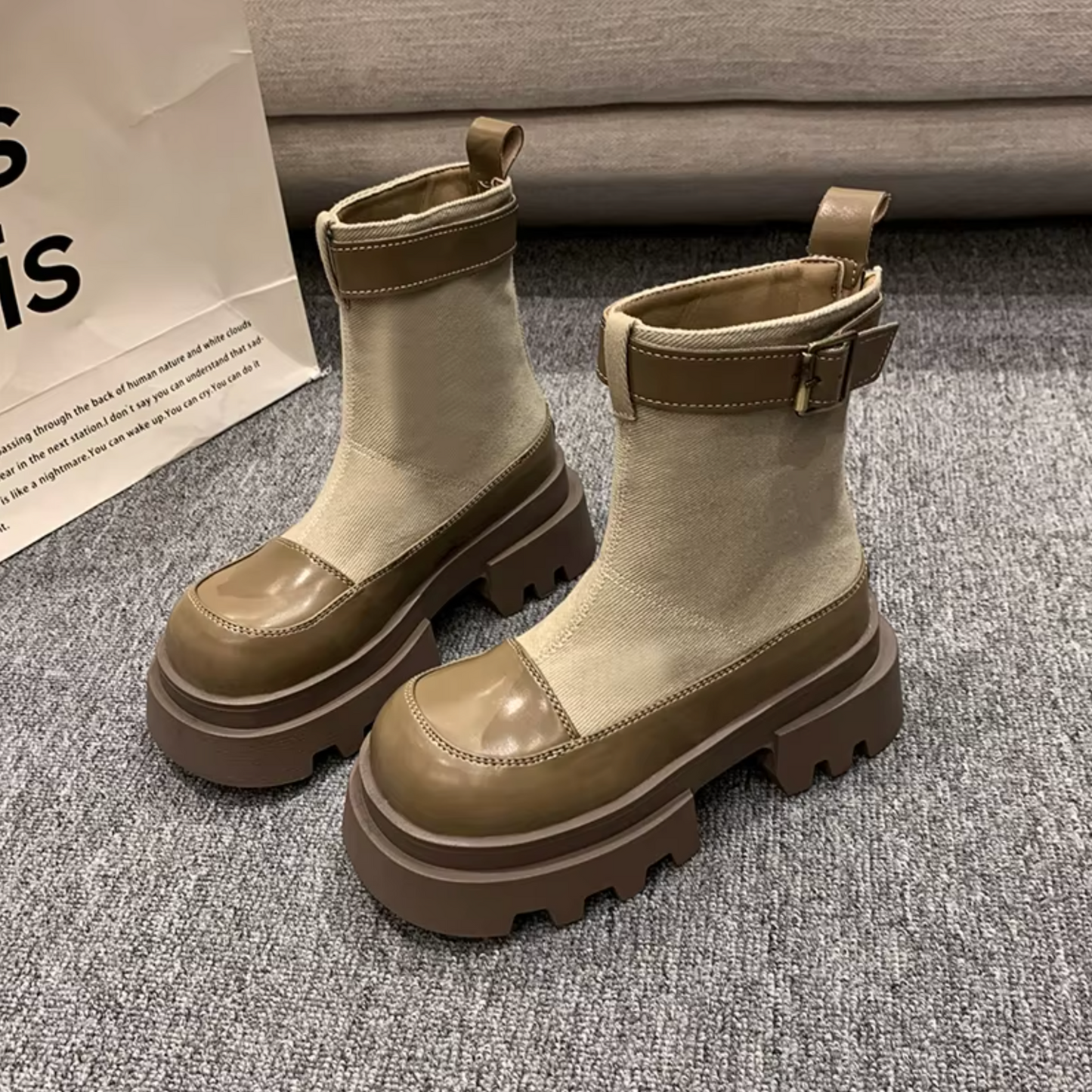Sonia | Platform ankle boots