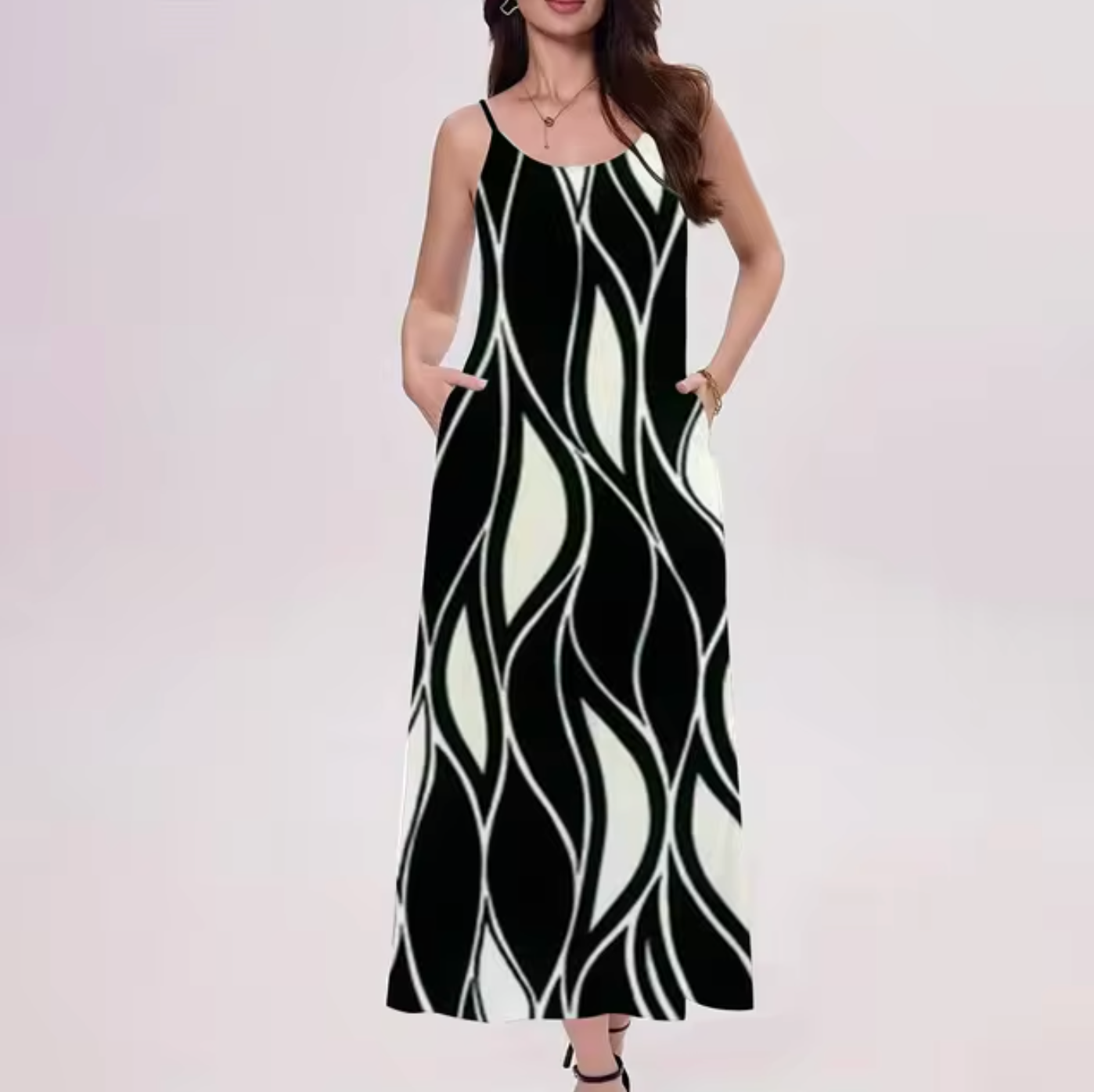 Serena® | Wave Print Dress