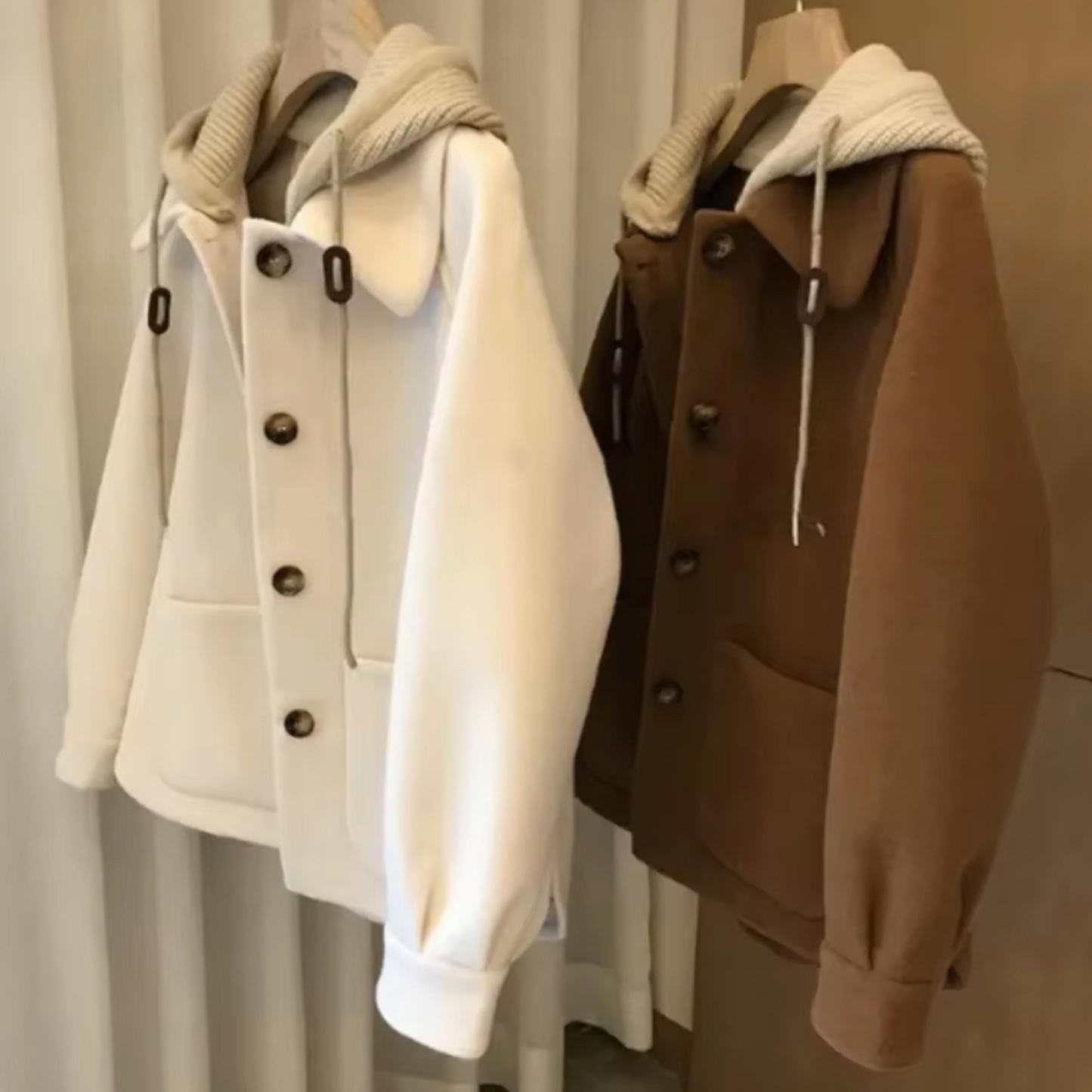 Harriet | Thick hooded jacket