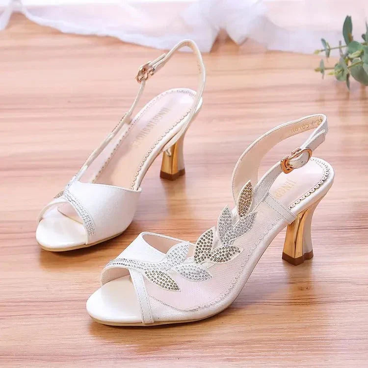 Simona® | Elegant Heels Made Of Mesh Fabric