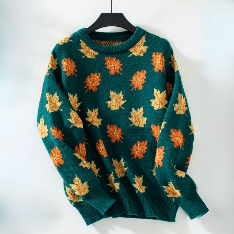 Belén | Cozy autumn knitted sweater.