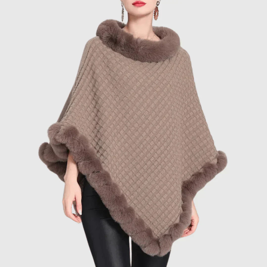 Lilian® | High neck poncho for women
