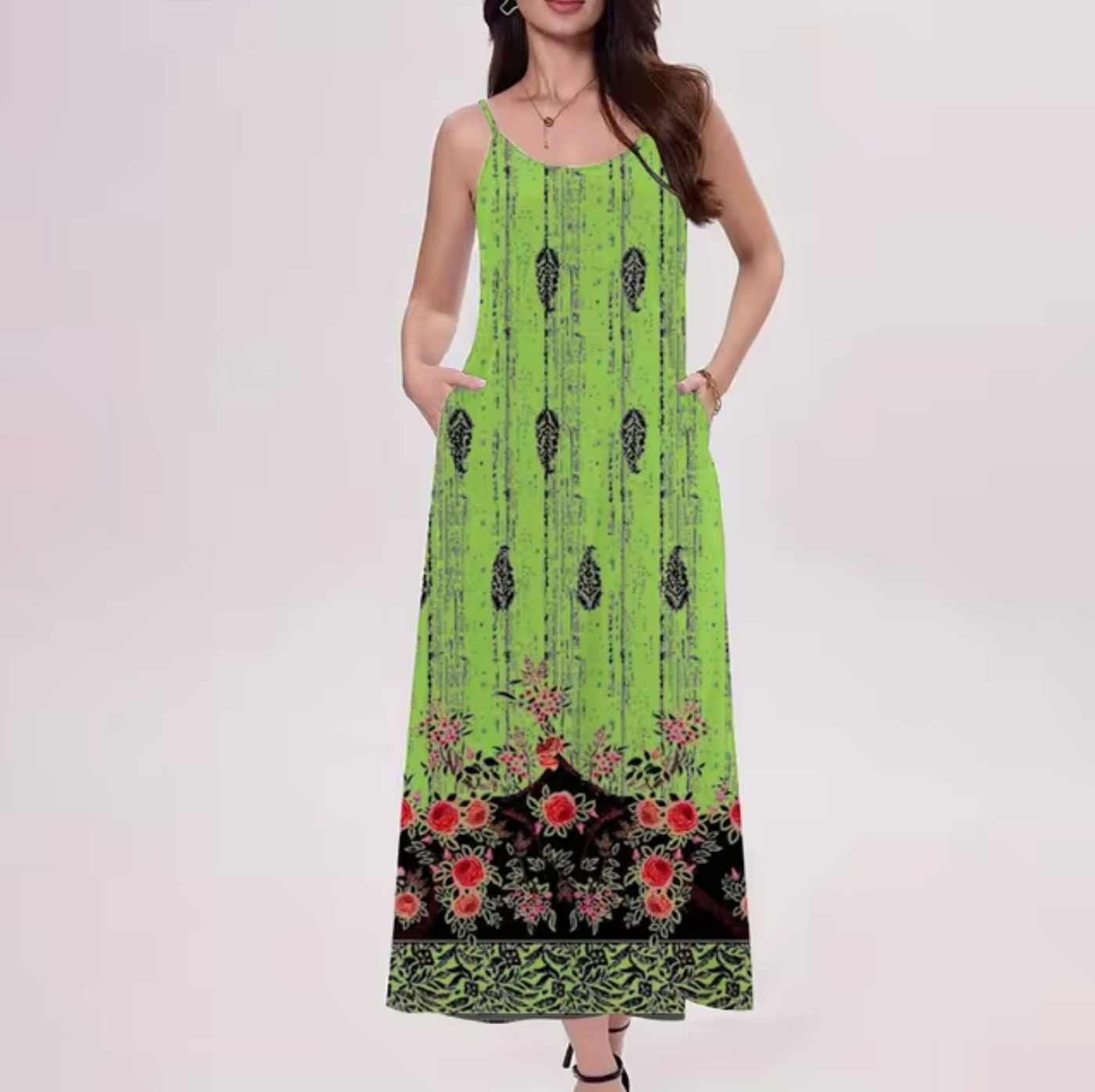 Vilma® | Elegant Printed Long Dress