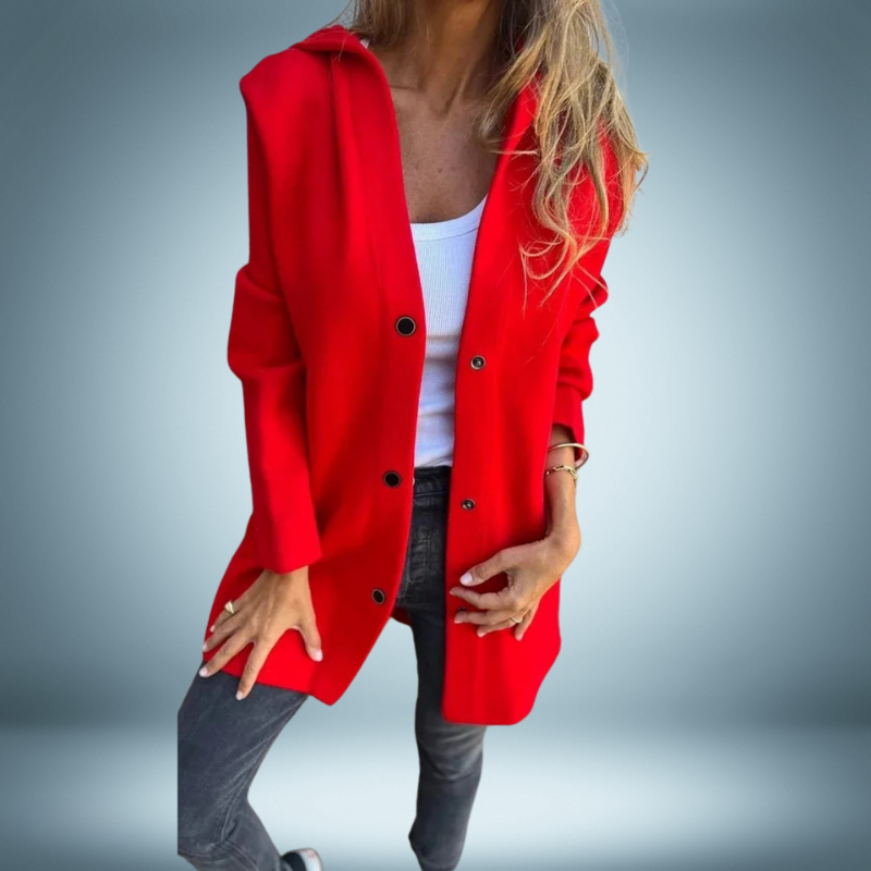 Reina | Elegant trench coat with capuchon