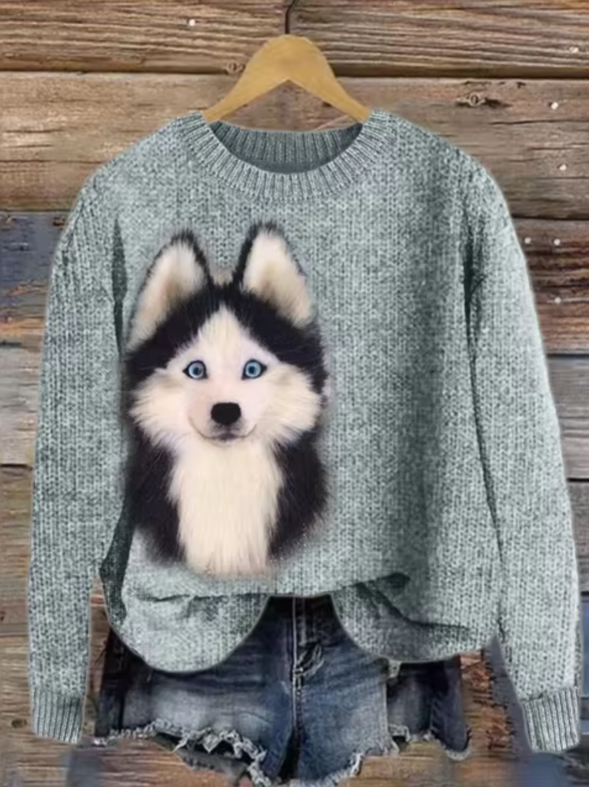 Maria José | Printed knit sweater