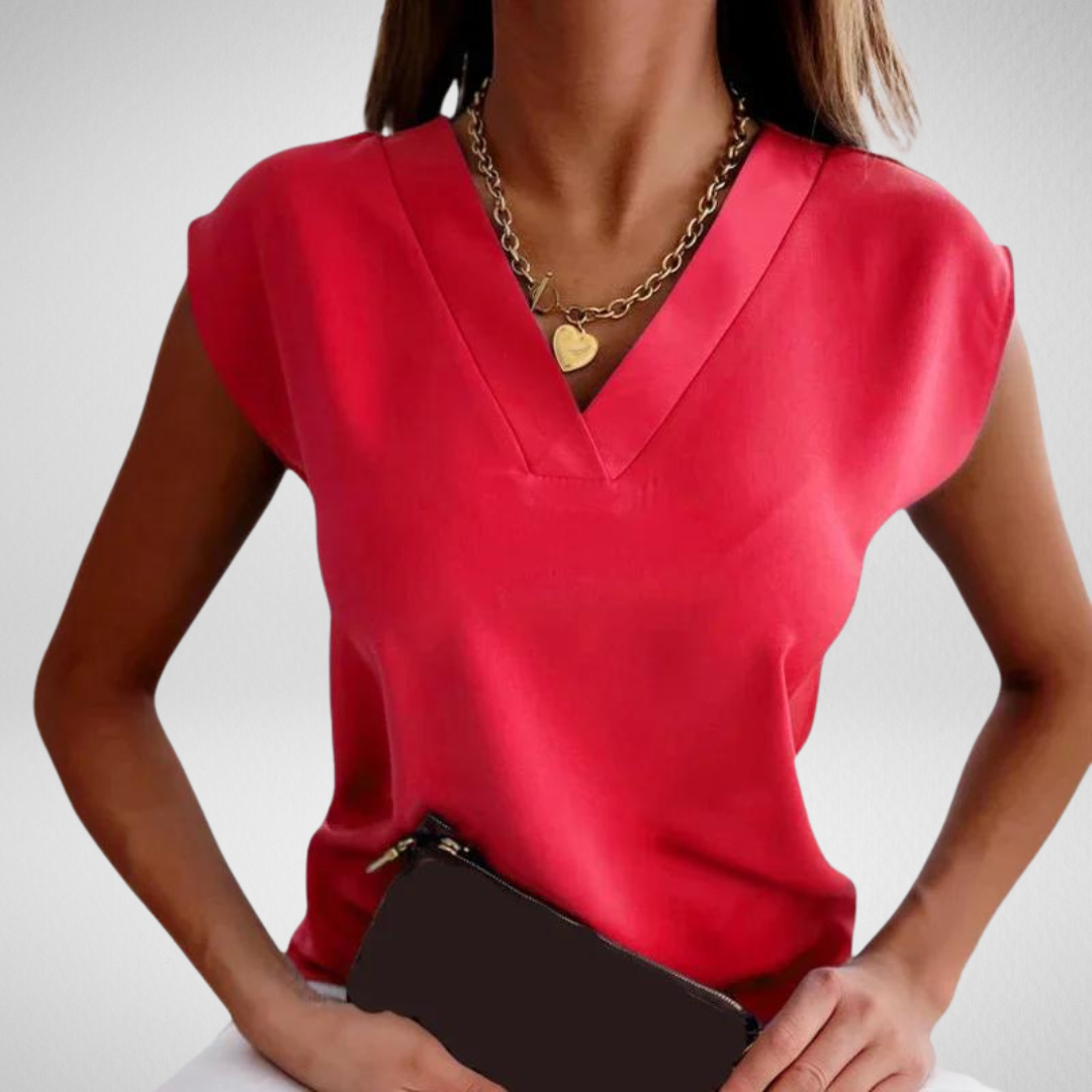 Jara® | V-Neck Blouse