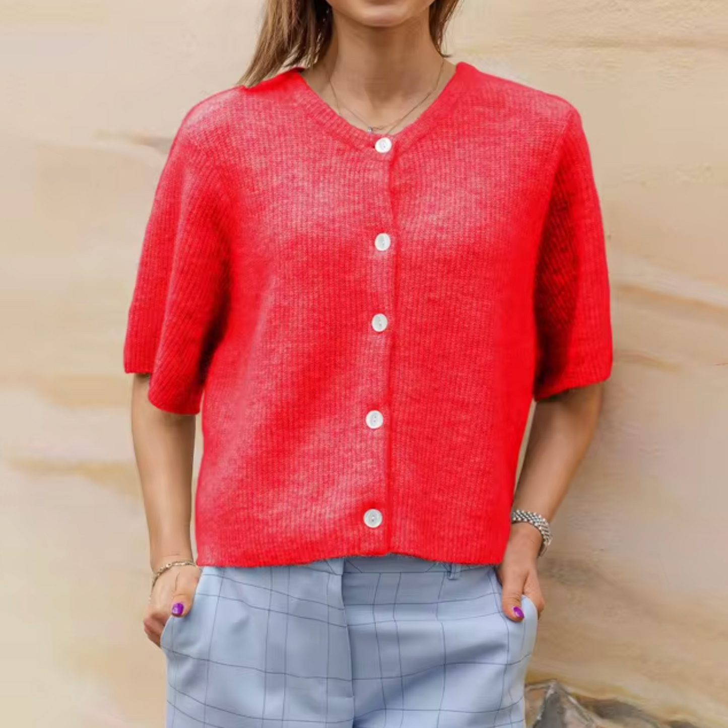 Samanta | Short sleeve cardigan