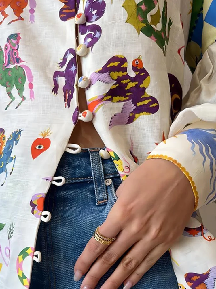 Milagros® | Printed Colorful Blouse