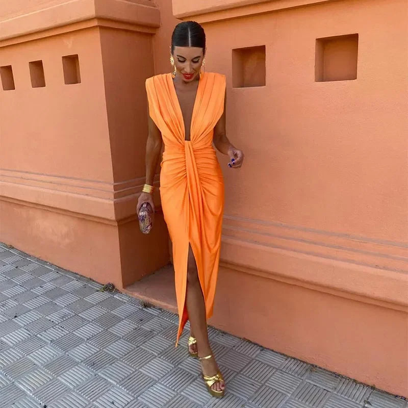 Nadia® | Elegant Silk Party Dress