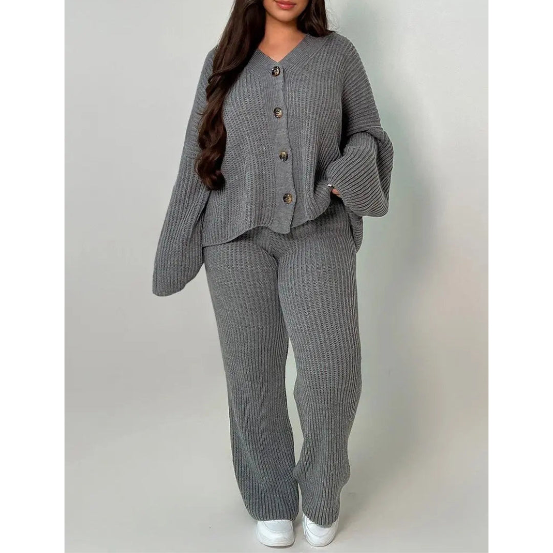 Lina | Stylish knitted combination set
