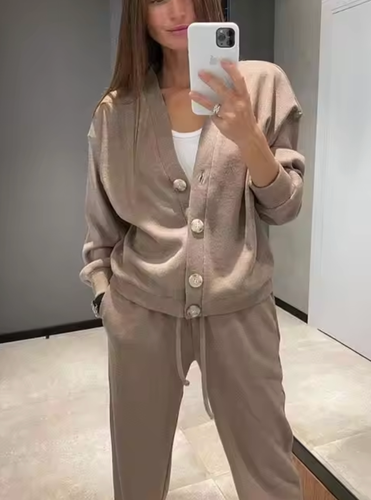 Noelia | Set of vest and trousers with lacing