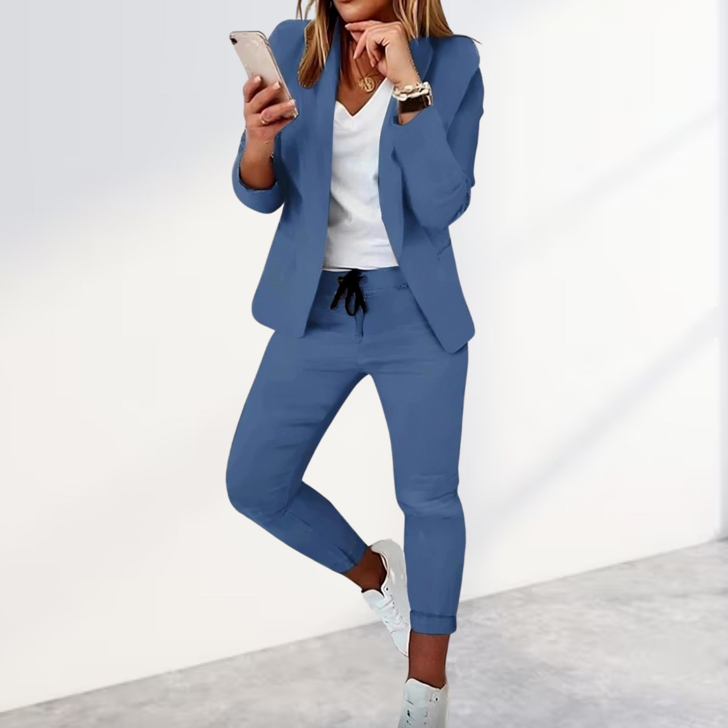 Rebeca® | Stylish Blazer & Trousers Set
