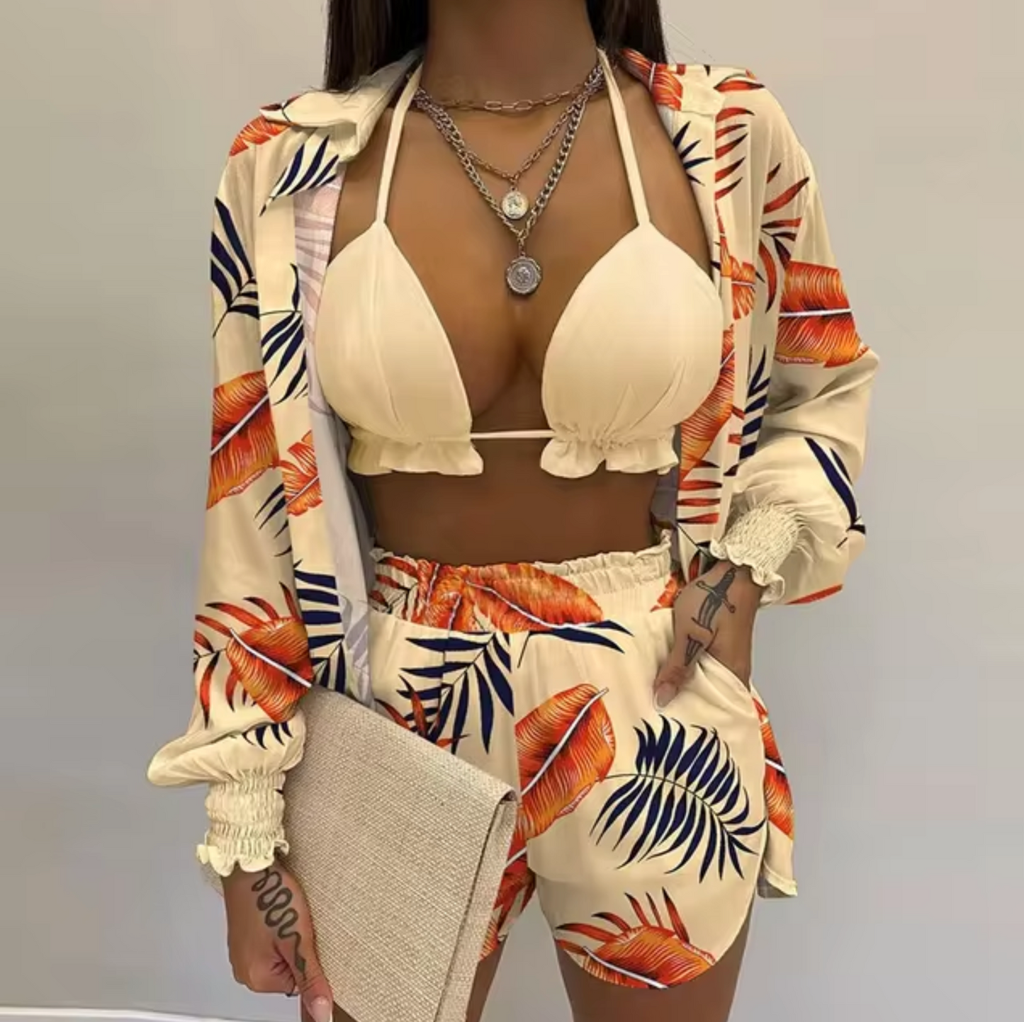 Eva® | Vibrant Print Swimsuit Set