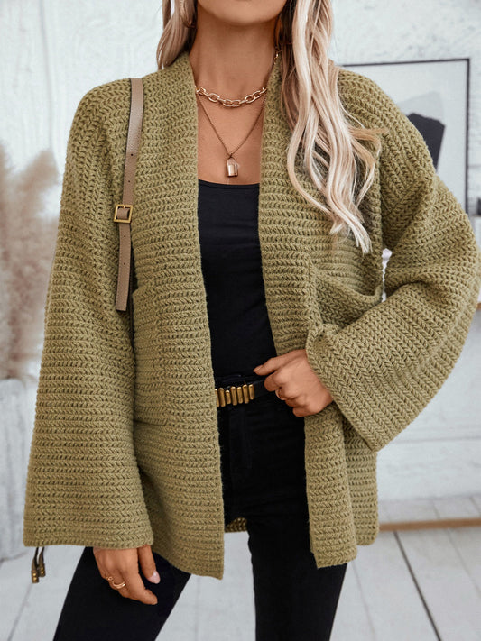 Francisca | Long sleeve open front cardigan