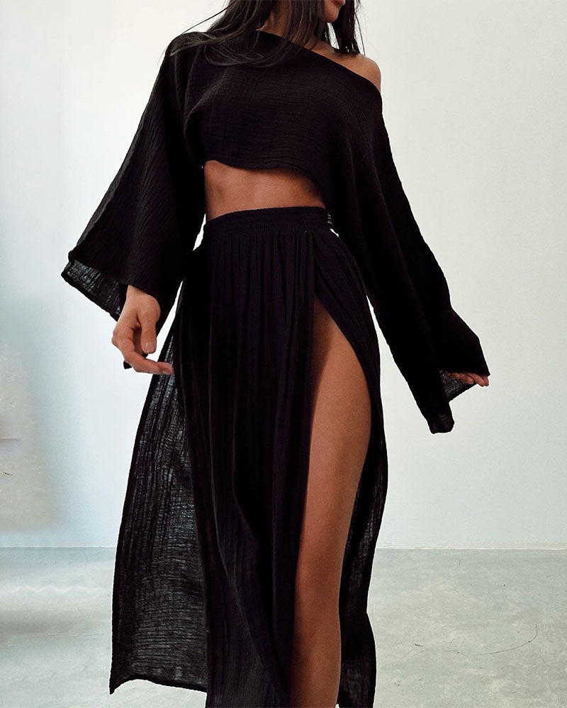Yara® | Two-Piece Set Flowy Split In