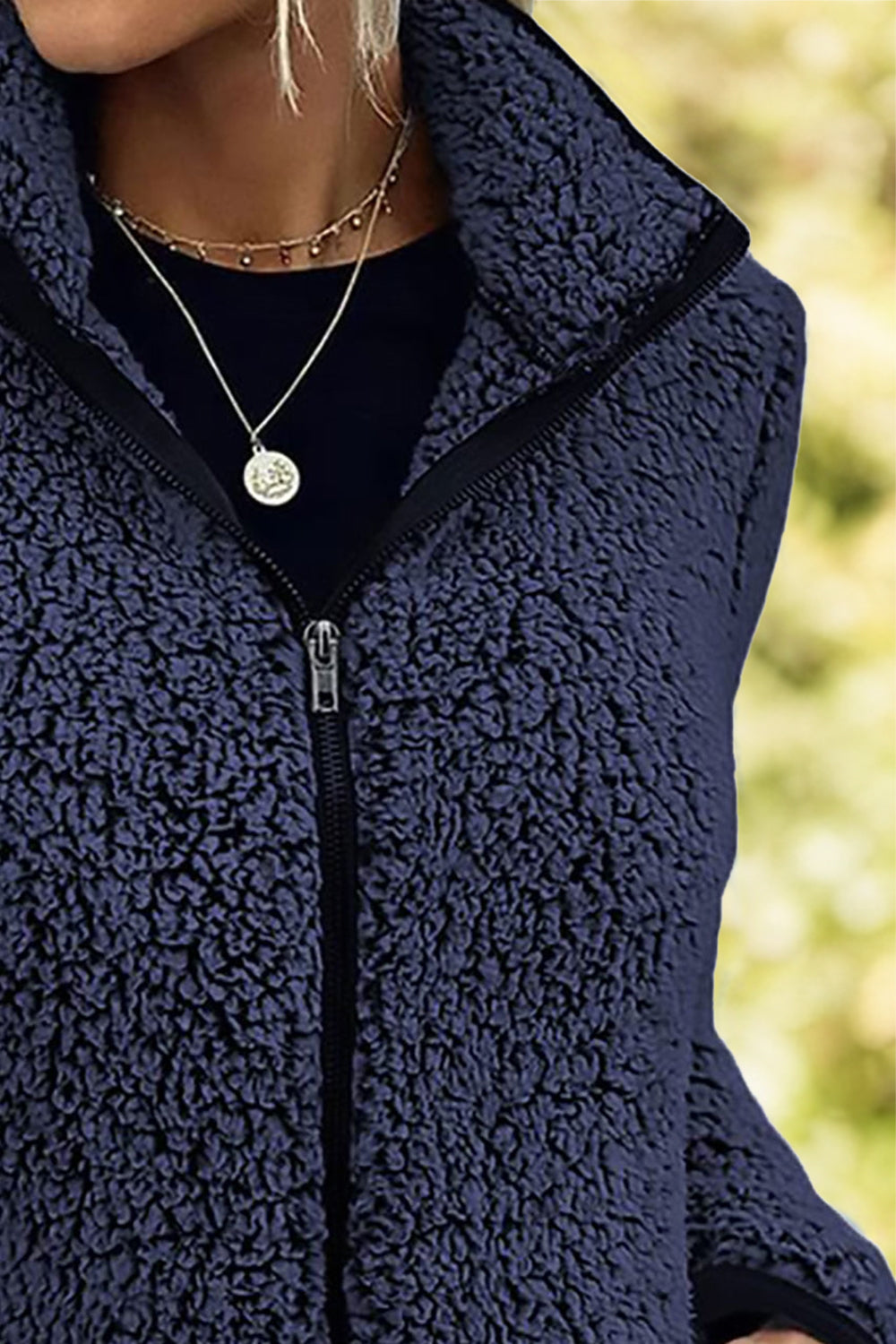 Doris | Turtleneck jacket with zip and pockets