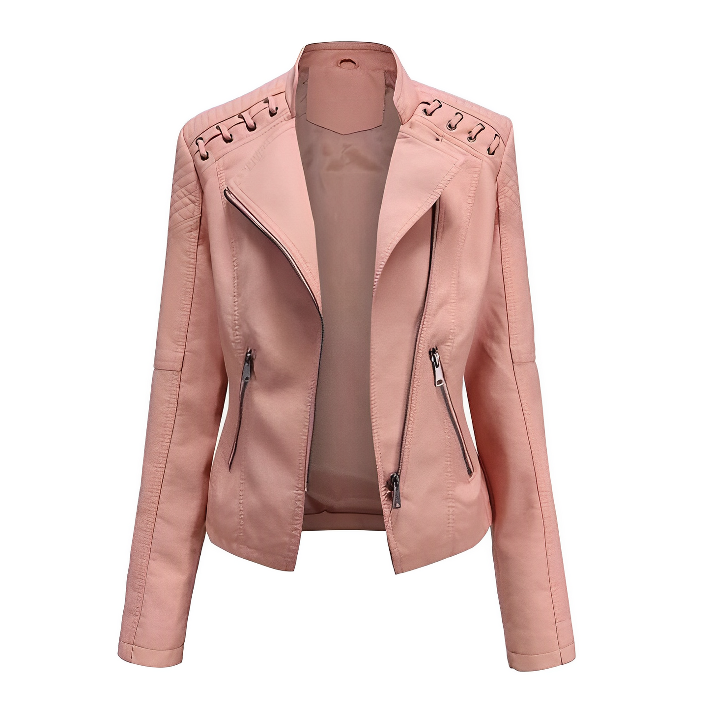Guillermina® | PU leather jacket with zipper