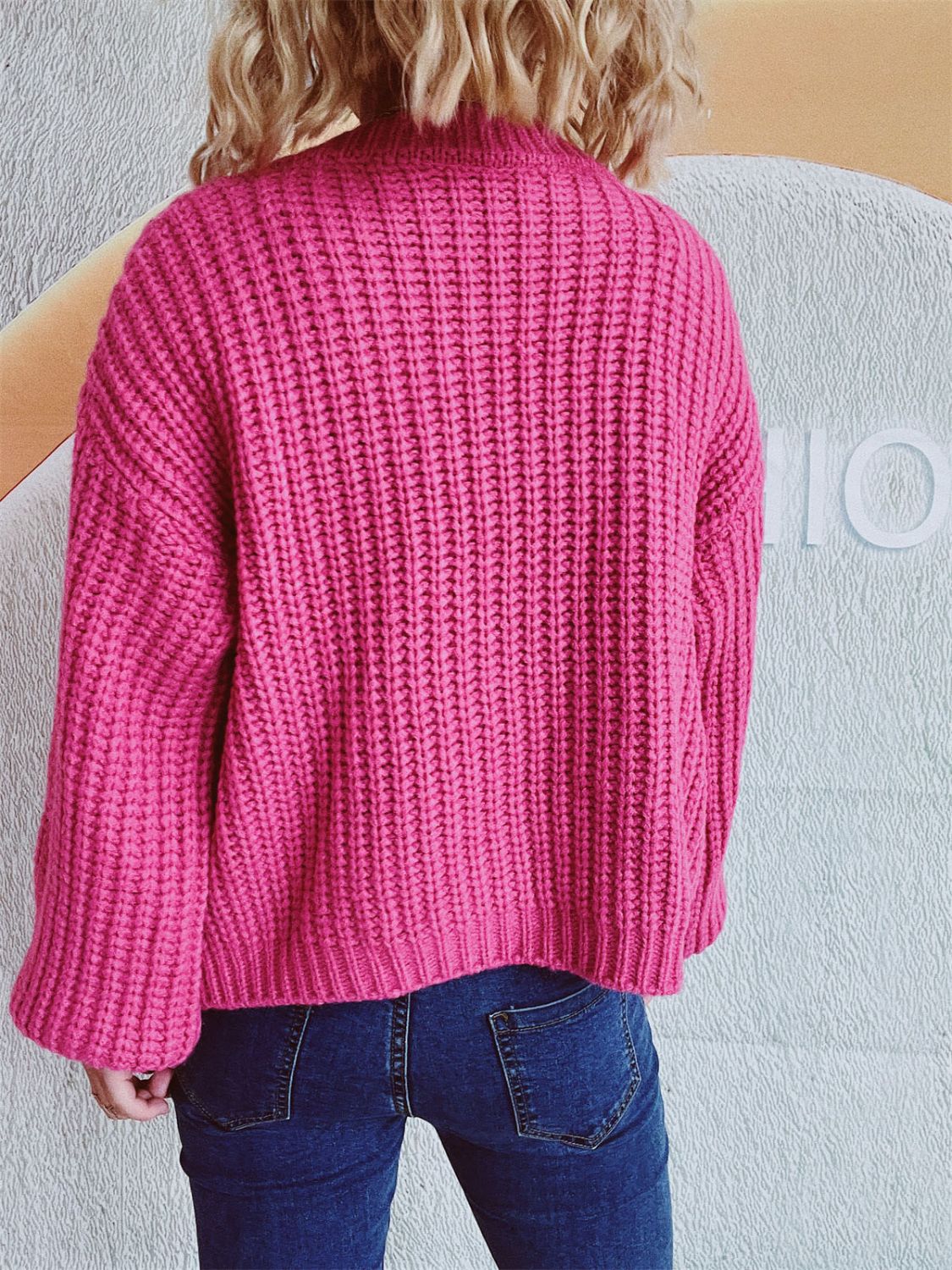 Adelheid | Long sleeve cardigan with buttons