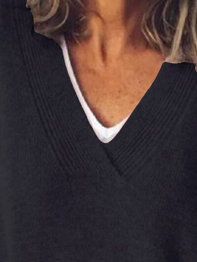 Jeanette | Women's Elegant Oversize V Neck Jumper