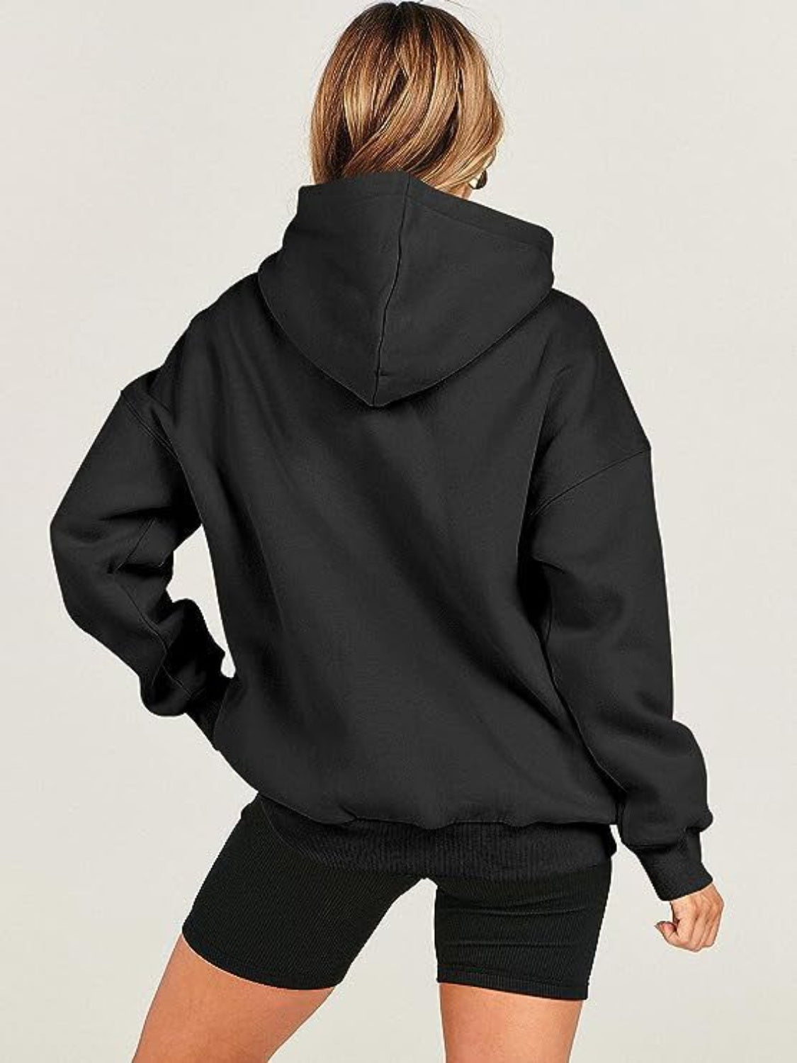 Monica | Long-sleeved hoodie with dropped shoulders