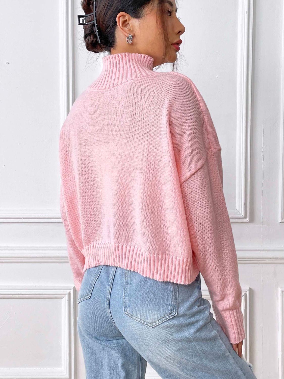 Alessa | Heart turtleneck with long sleeves