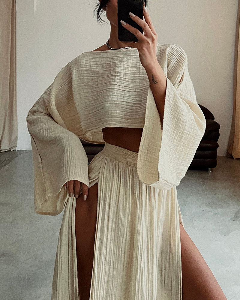 Pilar® | Two-Piece Set Flowy Split In
