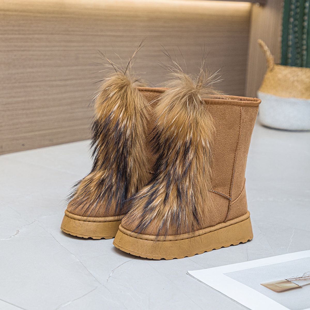 Rosanna | Thermal suede platform boots