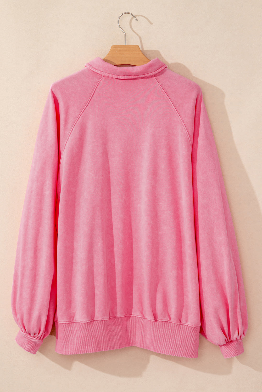Valeria | Oversized sweatshirt with buttons and balloon sleeves