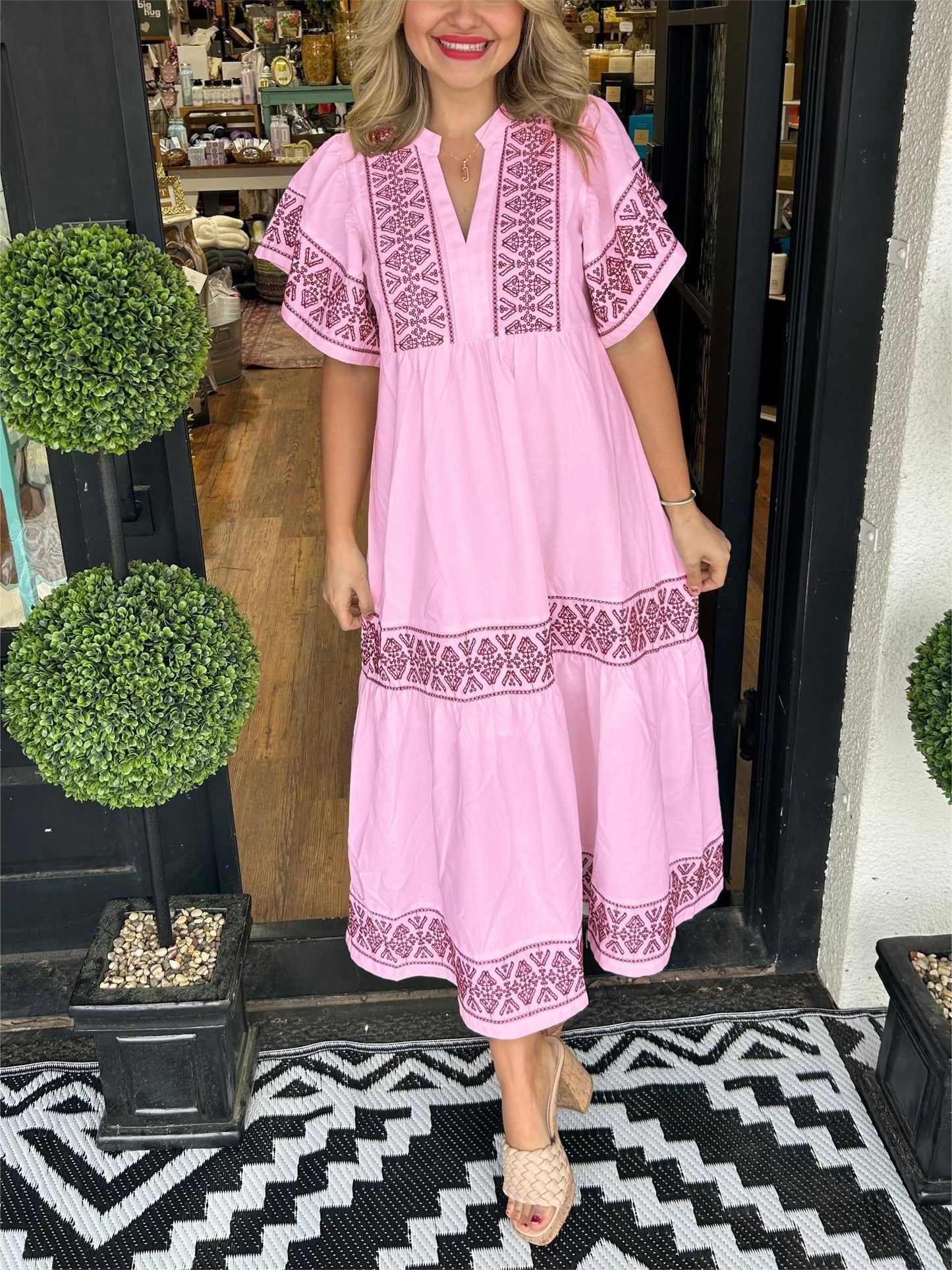 Sole® | Elegant Loose Puff Sleeve Dress