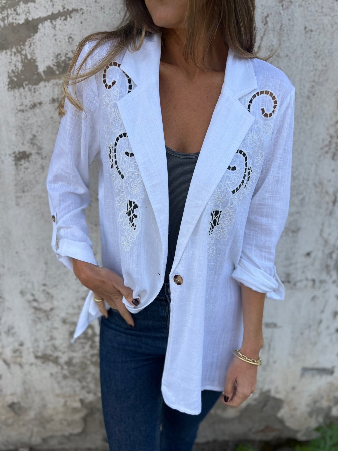Genoveva | Shirt with embroidery