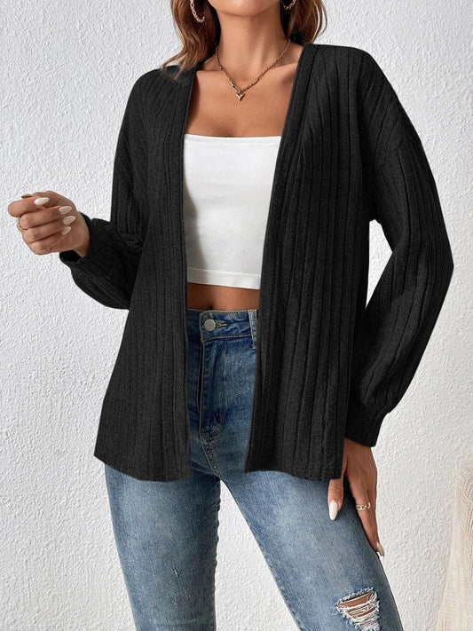 Magdalena | Long sleeve open front cardigan