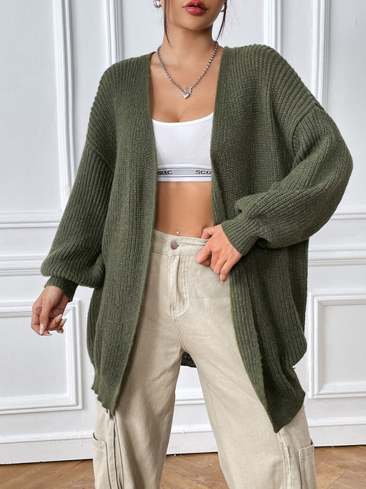 Fabiana | Long sleeve open front cardigan