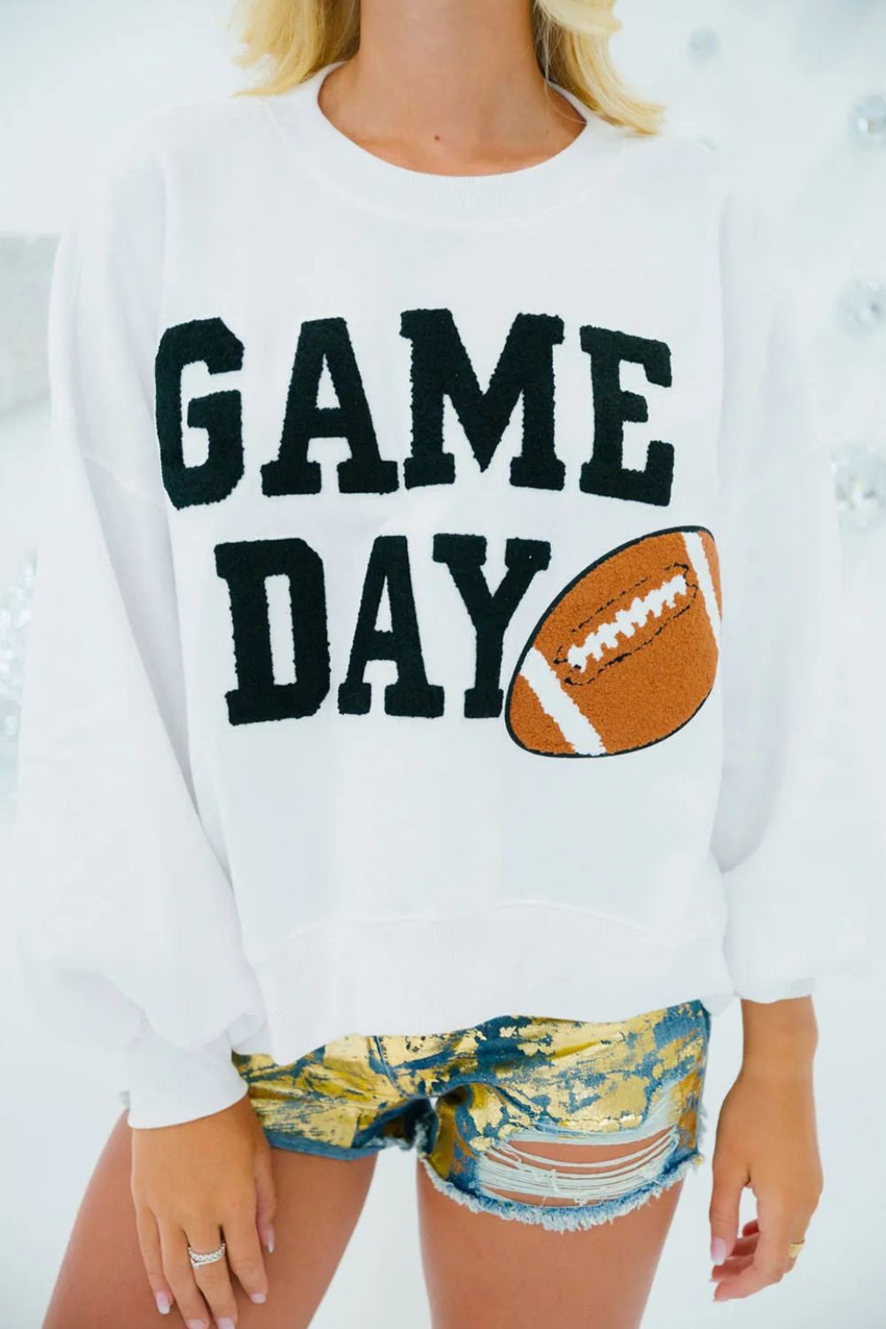 Patricia | Long sleeve crew neck sweatshirt