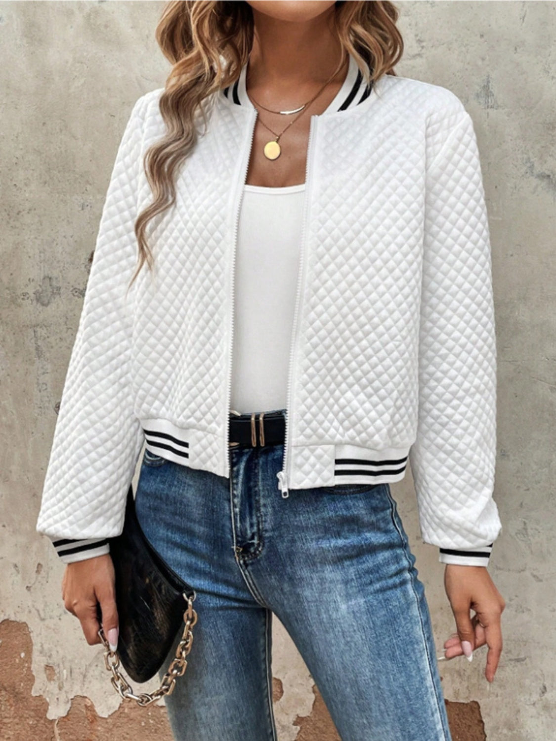 Gitta | Long sleeve jacket with zip
