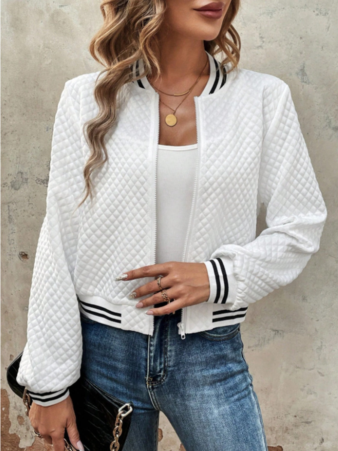 Gitta | Long sleeve jacket with zip