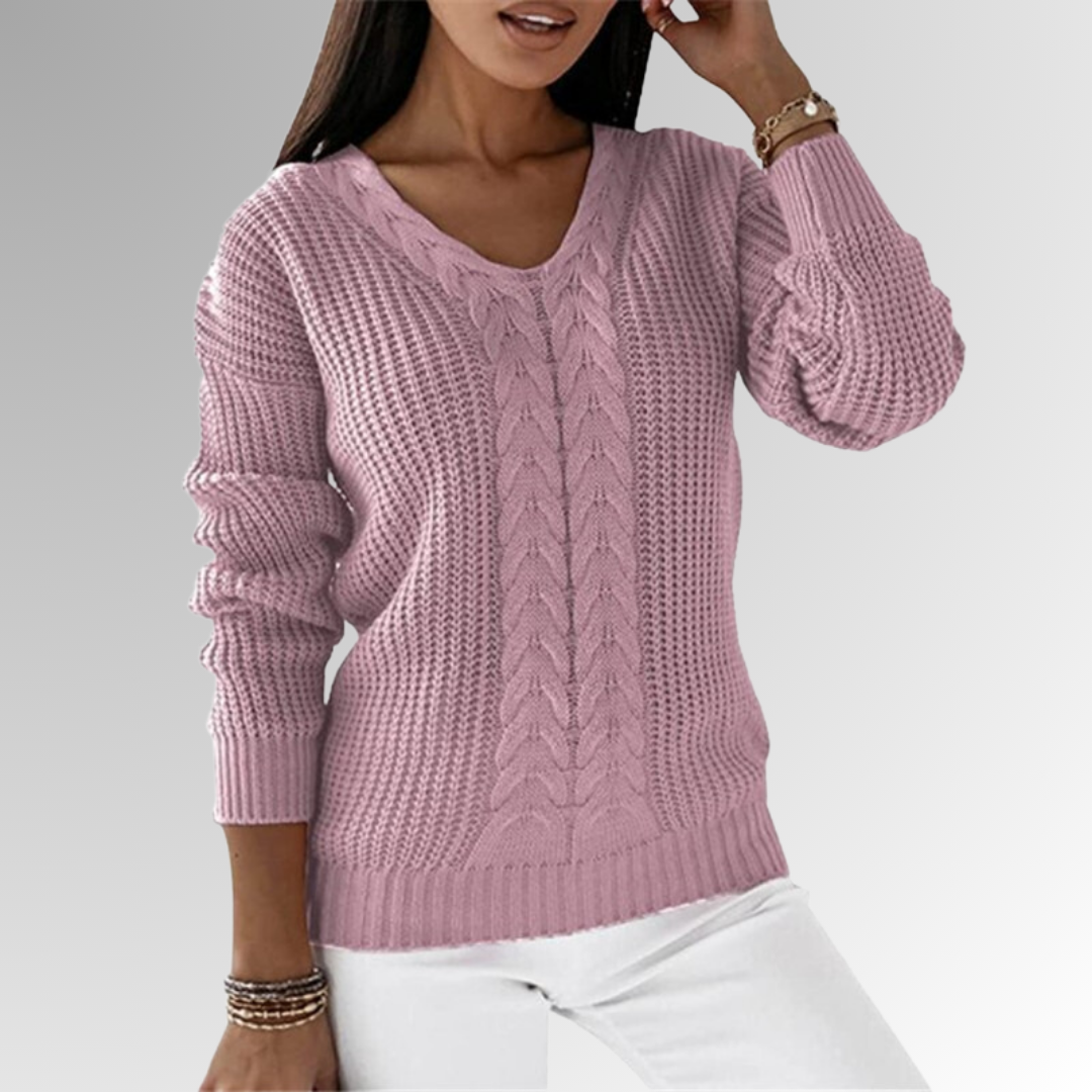 Yamel® | Pull the maille twice with the motif of the cables