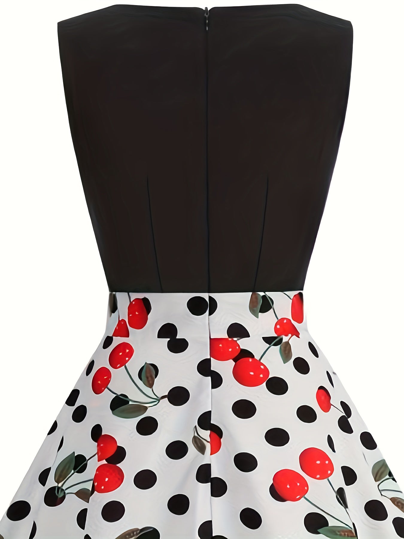 Yolanda® | Polka dot and cherry print dress for women