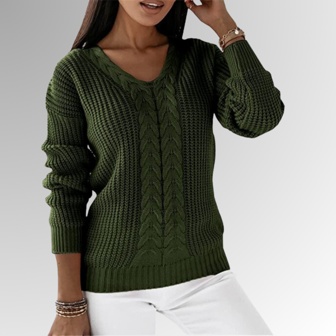 Yamel® | Pull the maille twice with the motif of the cables