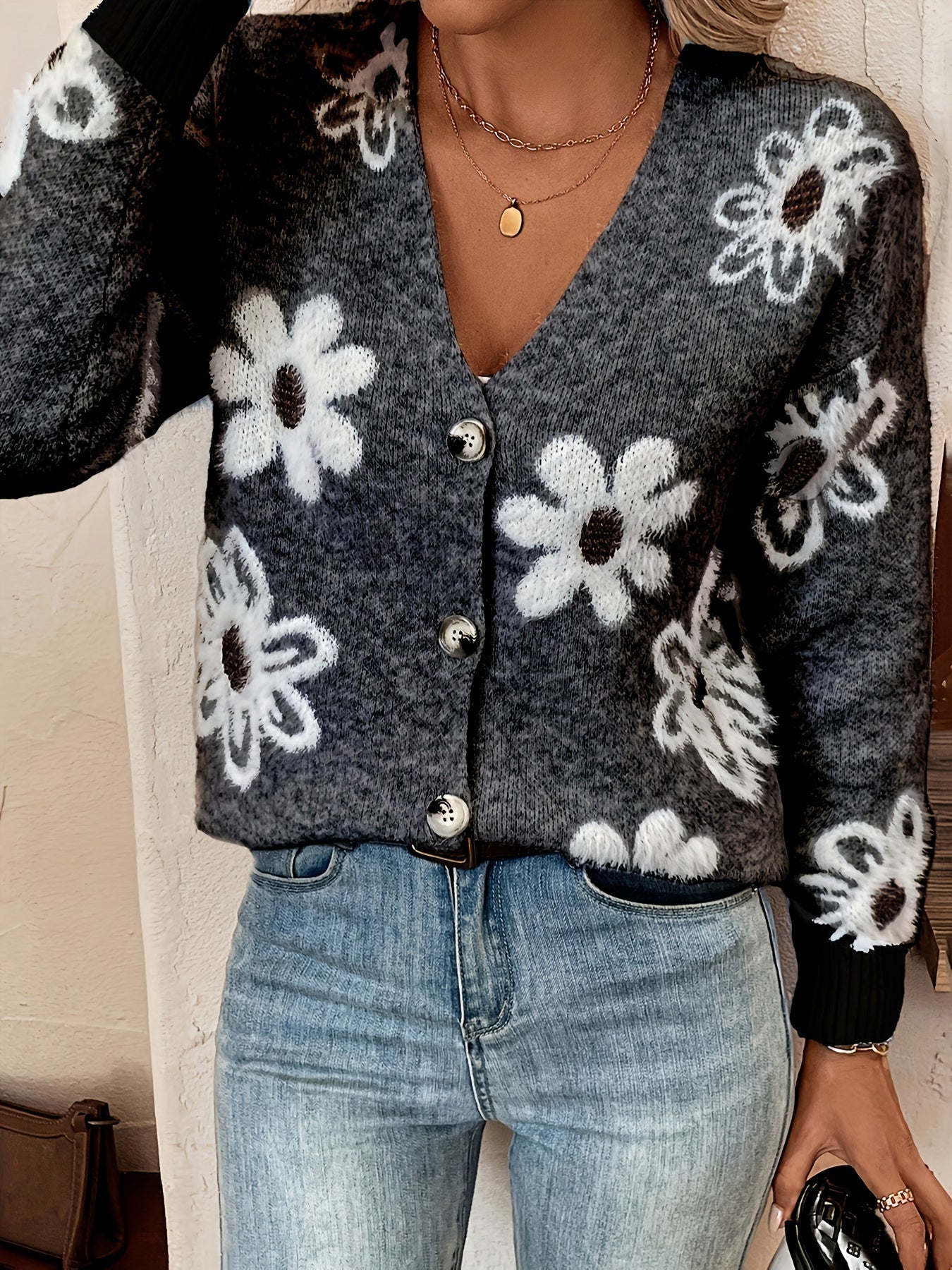Florencia | Floral sweater for women
