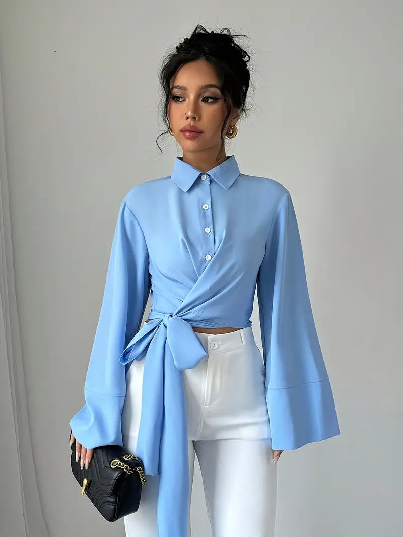 Veronica® | Elegant Long-Sleeved Blouse