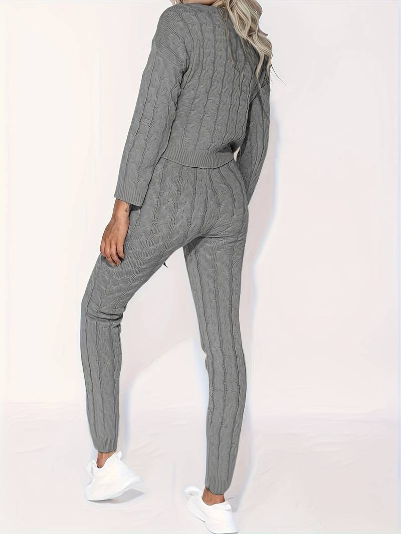 Fabiola | Elegant two-piece sweater set