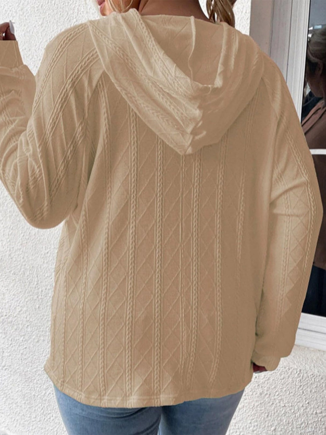 Miriam | Full size long sleeve drawstring hoodie
