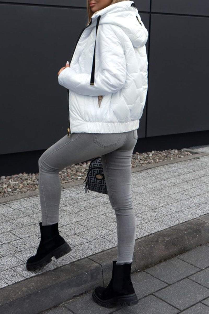 Annika | Multicolored cotton winter jacket