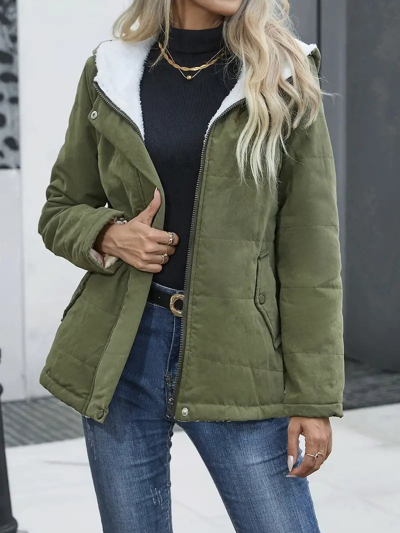 Katia | Padded jacket with front zip fastening