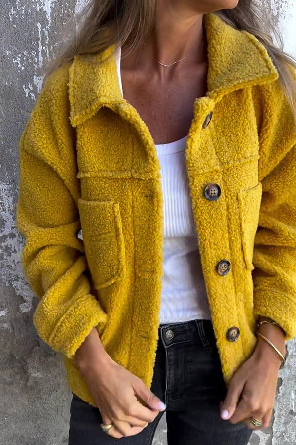 Amalia | Cozy winter coat with side pockets for women