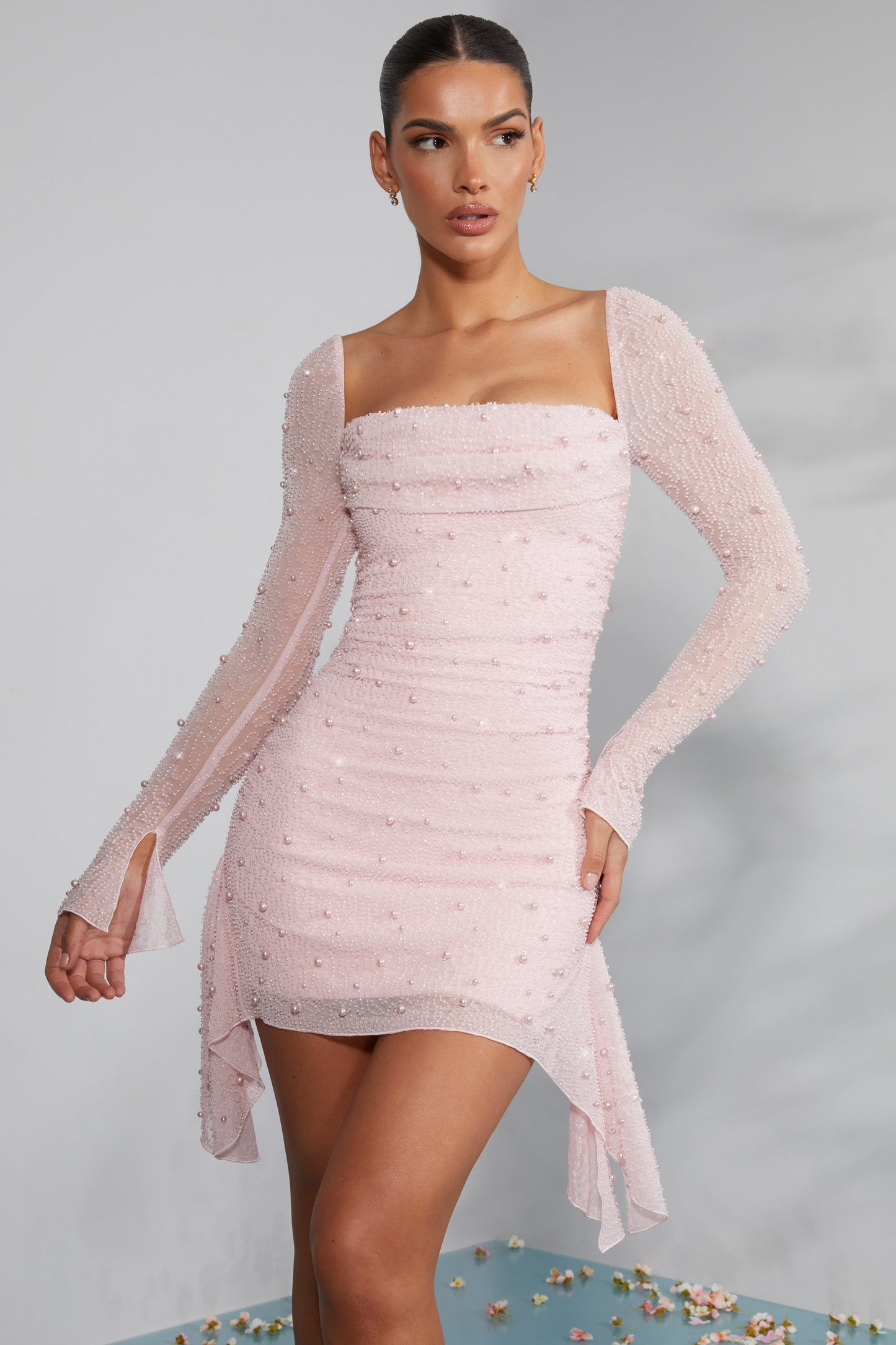 Zaira® | Long Hair Mini Dress
